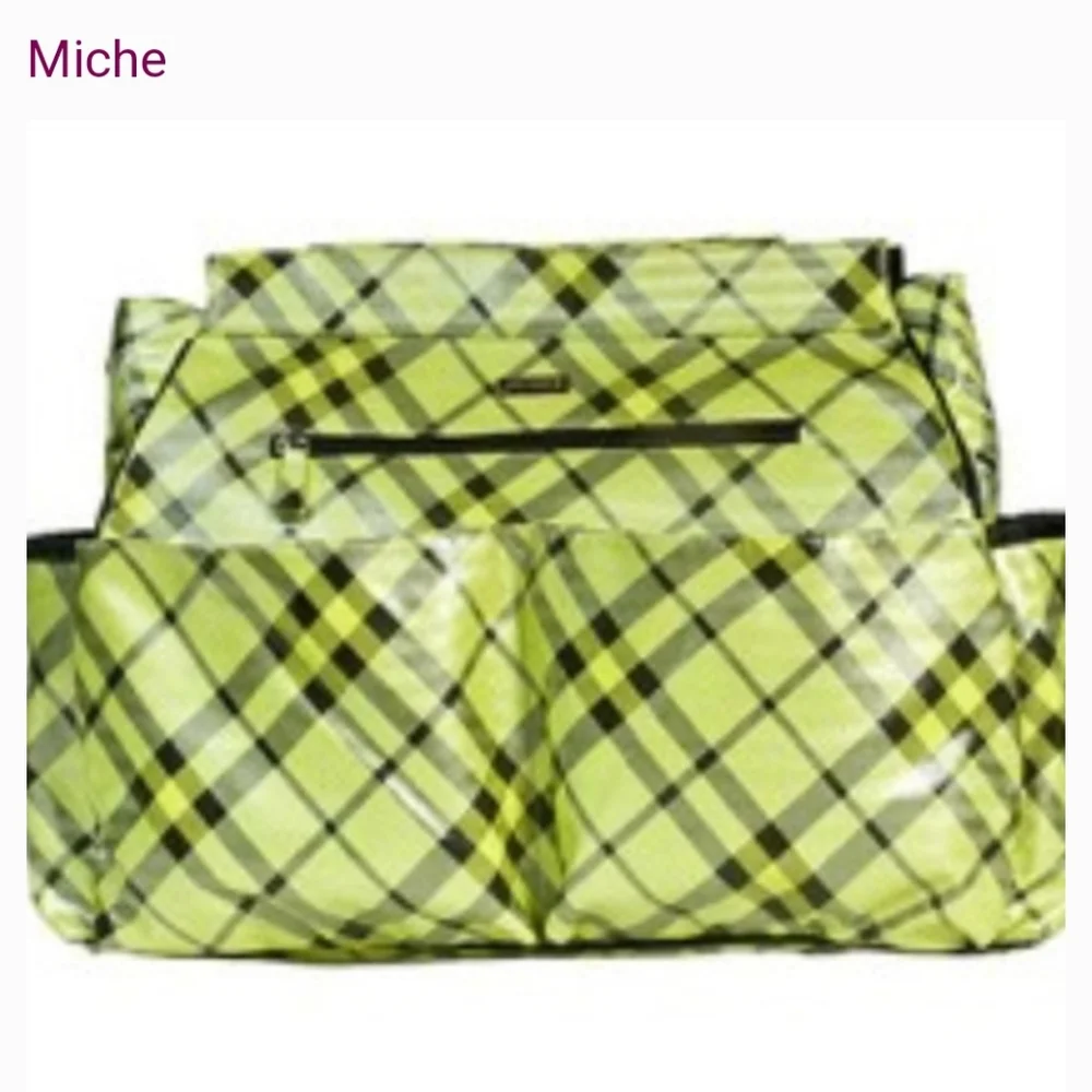 NEW Miche Green Black Delilah Go-Anywhere Shell for Prima Baby Bags